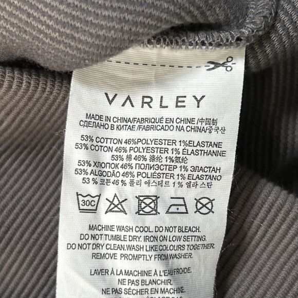 $158 Anthropologie Varley Vine Half-Zip Pullover Women's Size Large Ribbed‎ Grey - Picture 14 of 16